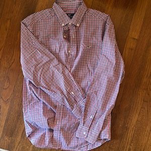 Vineyard vines whale shirt. Size Large. Red/navy. Barely worn.